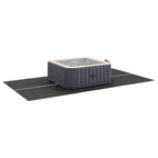 Telo per Fondo Piscina Regolabile Nero 420 x 220 x 0,1 cm