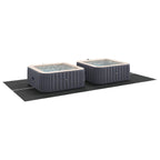 Telo per Fondo Piscina Regolabile Nero 500 x 250 x 0,1 cm