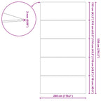 Telo per Fondo Piscina Regolabile Nero 550 x 280 x 0,1 cm