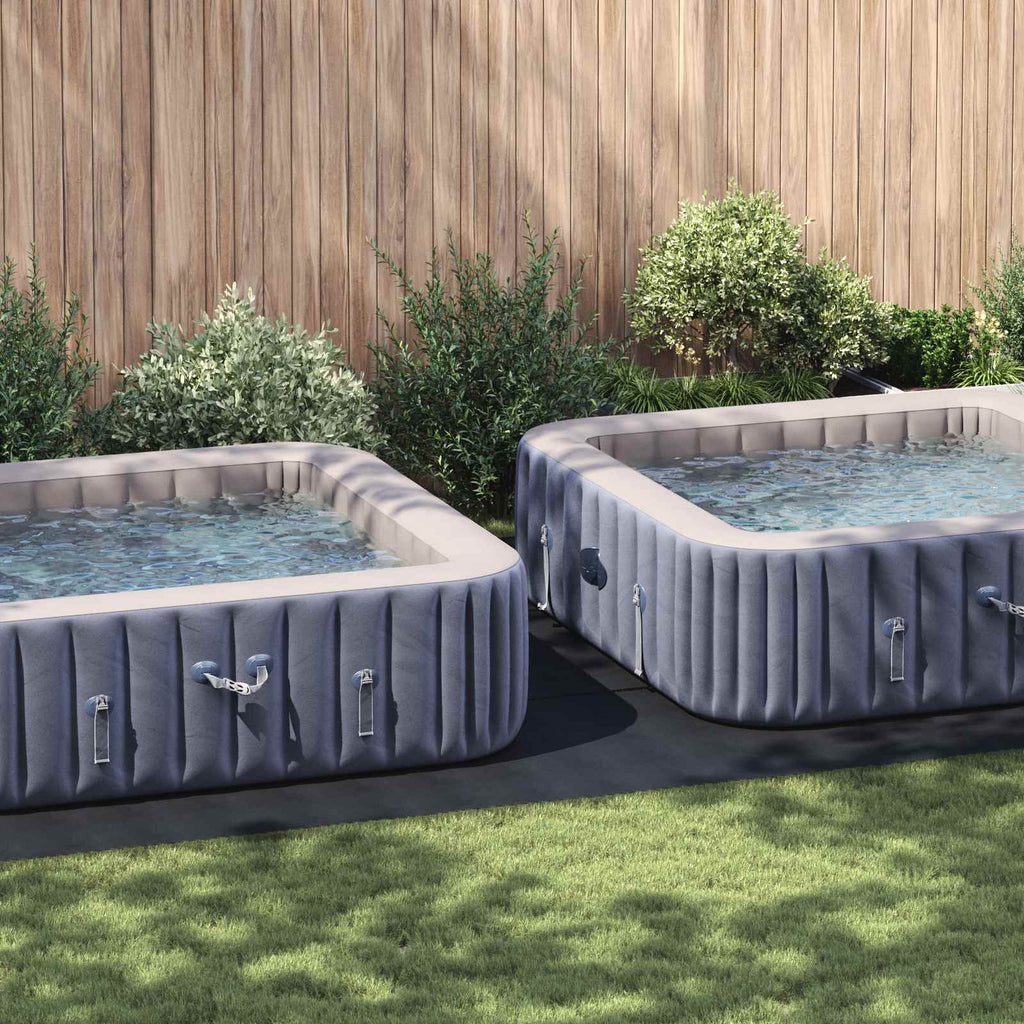 Telo per Fondo Piscina Regolabile Nero 750 x 372 x 0,1 cm