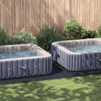 Telo per Fondo Piscina Regolabile Nero 750 x 372 x 0,1 cm
