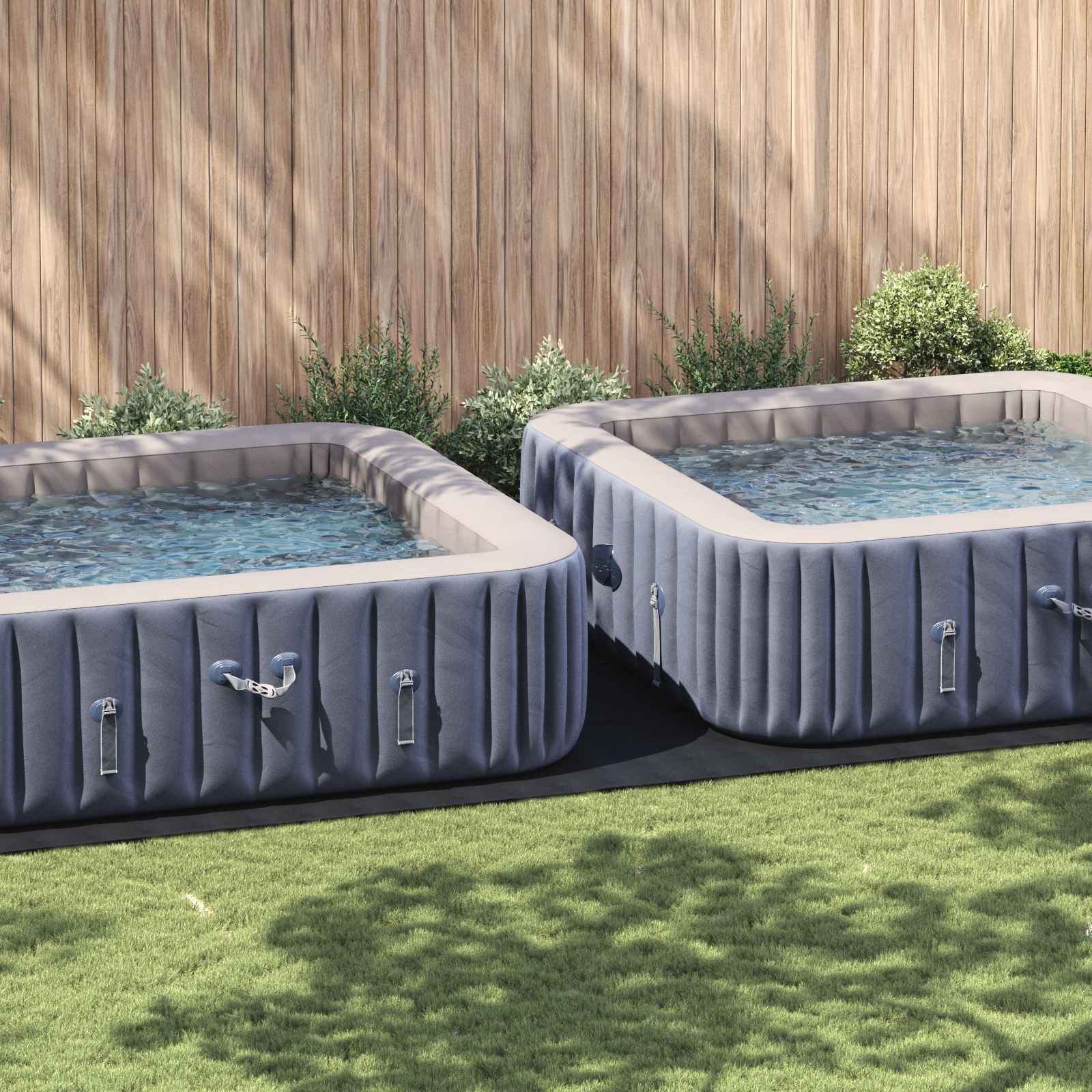 Telo per Fondo Piscina Regolabile Nero 820 x 420 x 0,1 cm