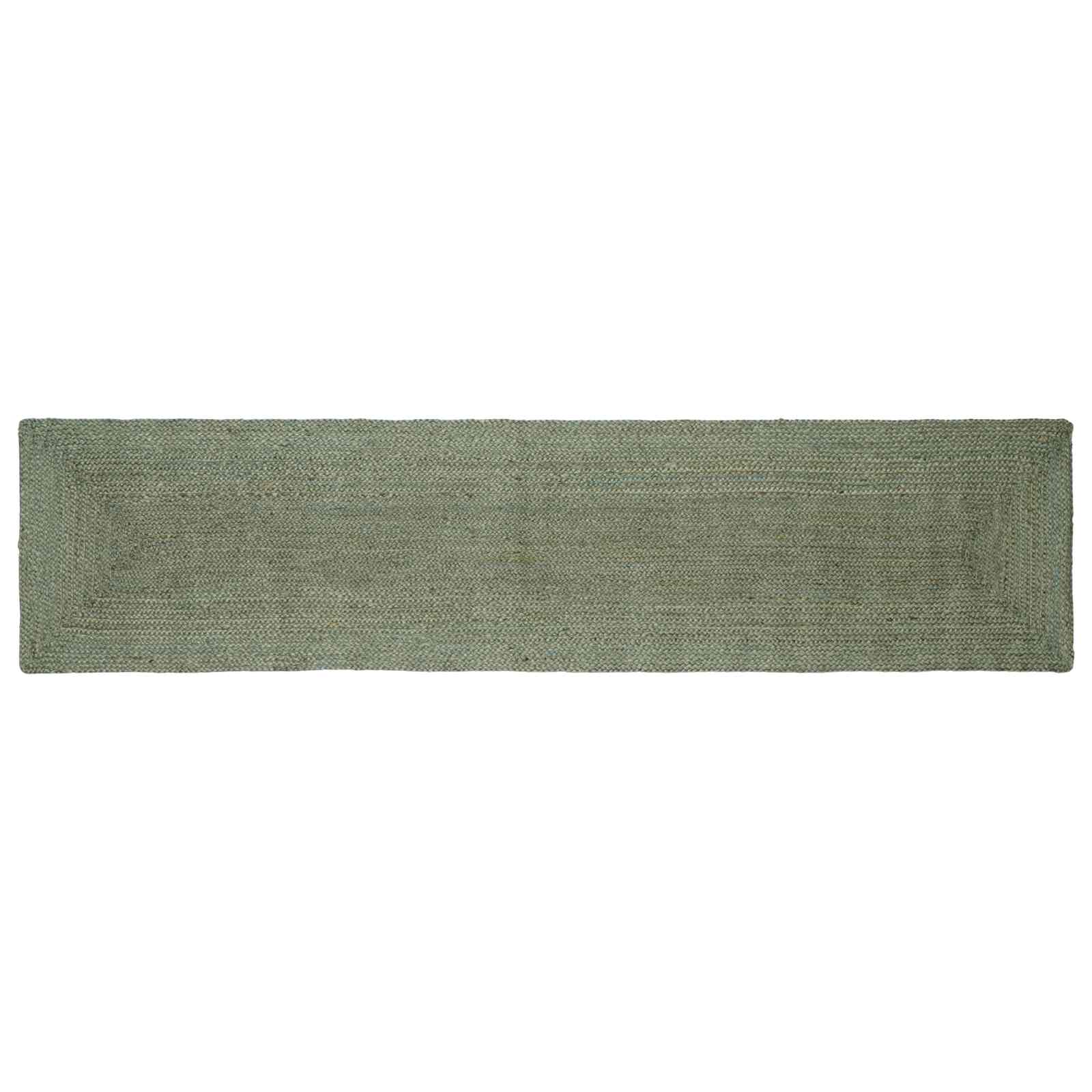 Tappeti per area Rettangolare Verde Oliva 60 x 250 cm Juta