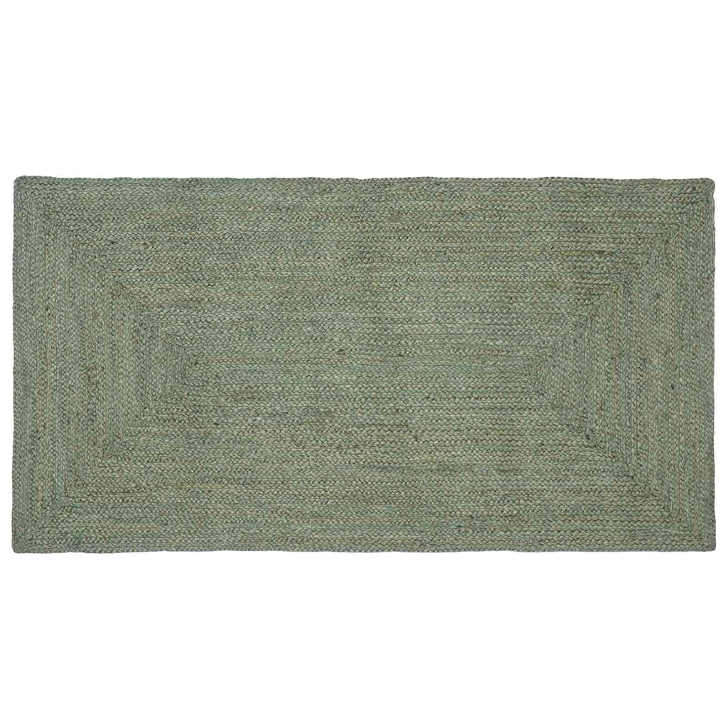 Tappeti per area Rettangolare Verde Oliva 80 x 150 cm Juta