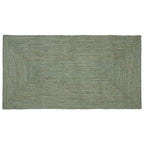 Tappeti per area Rettangolare Verde Oliva 80 x 150 cm Juta