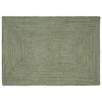 Tappeti per area Rettangolare Verde Oliva 140 x 200 cm Juta