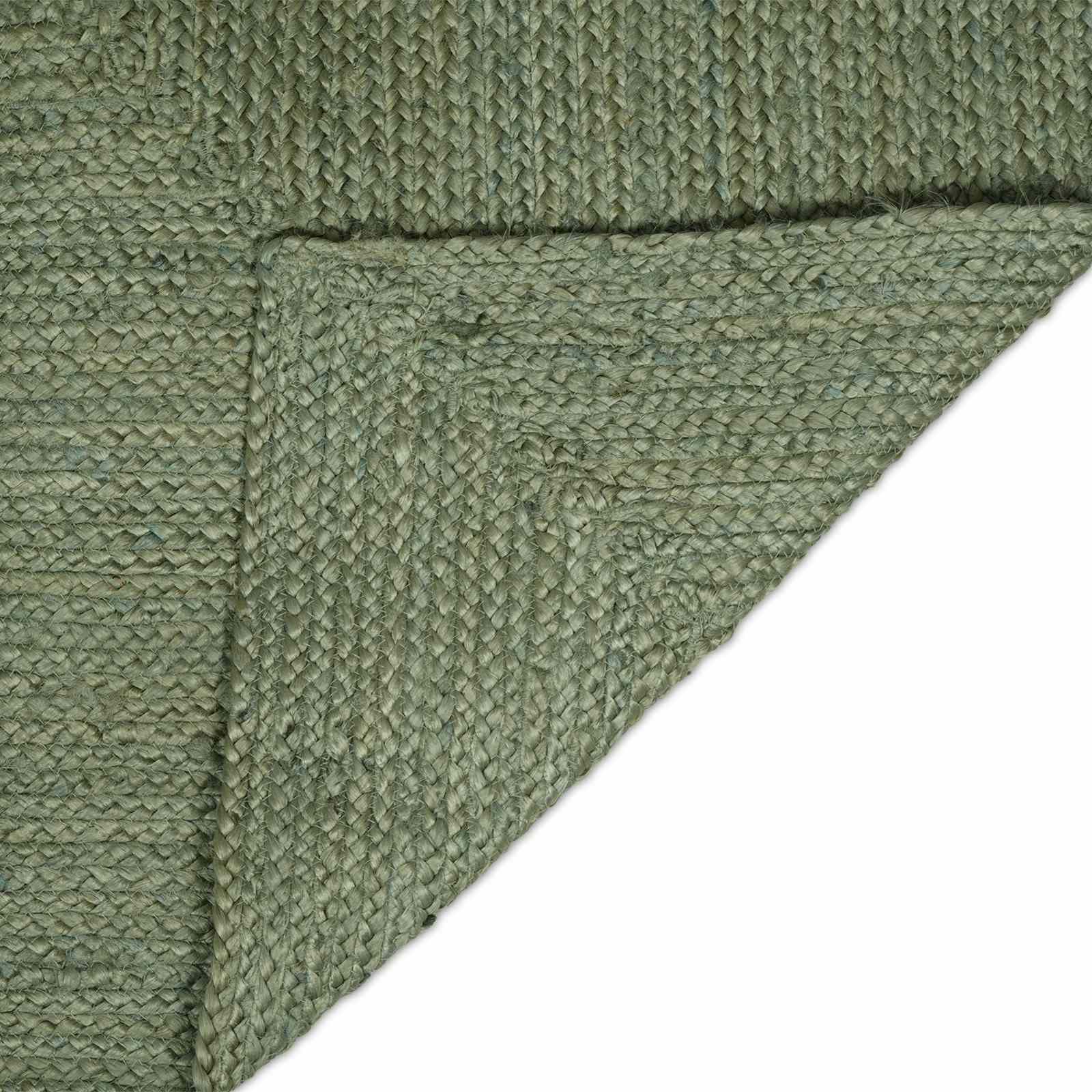 Tappeti per area Quadrato Verde Oliva 200 x 200 cm Juta