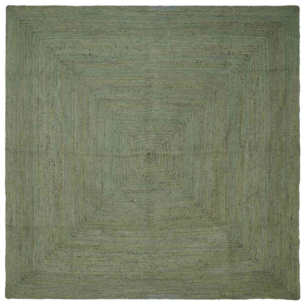 Tappeti per area Quadrato Verde Oliva 200 x 200 cm Juta