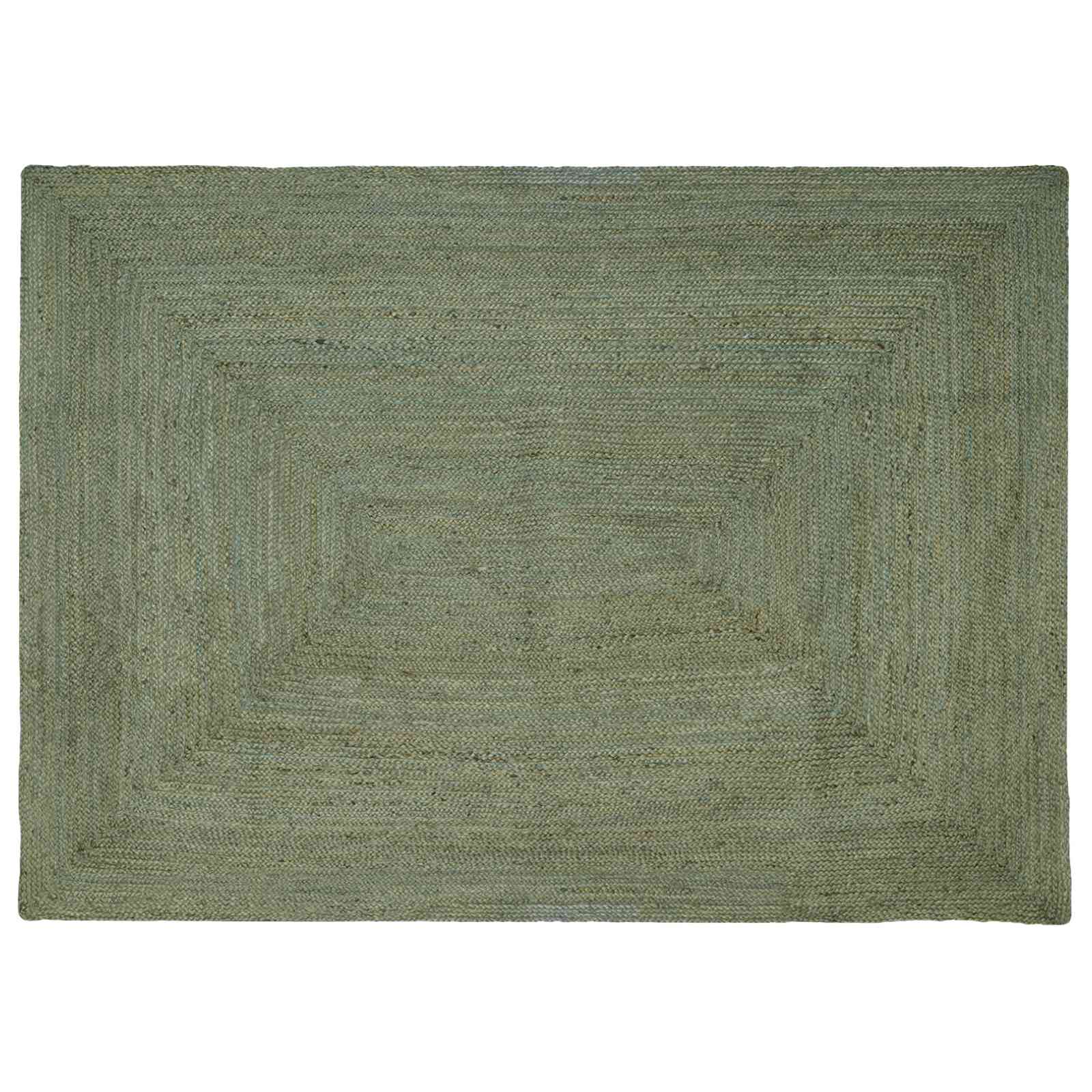 Tappeti per area Rettangolare Verde Oliva 200 x 290 cm Juta