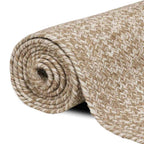 Tappeti per area Naturale e Bianco 80 x 150 cm Juta