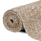 Tappeti per area Naturale e Bianco 80 x 200 cm Juta