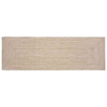 Tappeti per area Naturale e Bianco 80 x 200 cm Juta