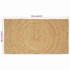 Tappeti per area Naturale 60 x 110 cm Juta