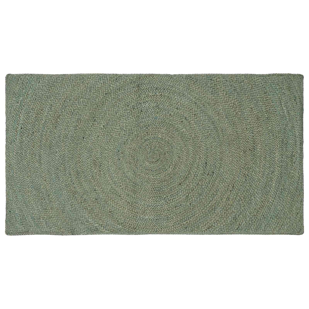 Tappeti per area Verde Oliva 100 x 200 cm Juta