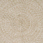 Tappeti per area Naturale e Bianco 240 x 240 cm Juta