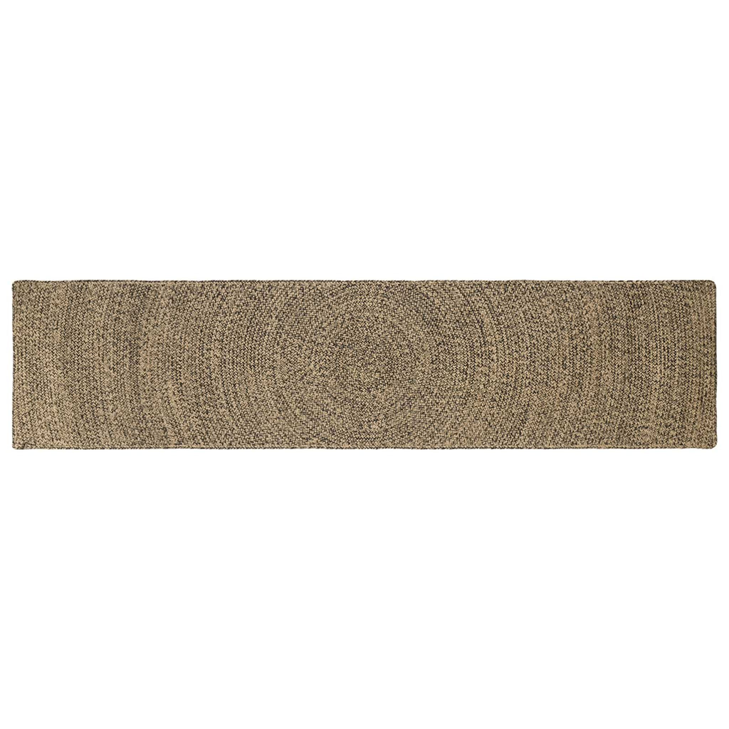 Tappeti per area Naturale e Nero 60 x 200 cm Juta