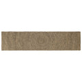 Tappeti per area Naturale e Nero 60 x 200 cm Juta
