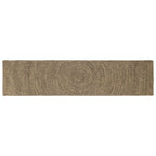 Tappeti per area Naturale e Nero 60 x 200 cm Juta