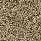 Tappeti per area Naturale e Nero 60 x 200 cm Juta