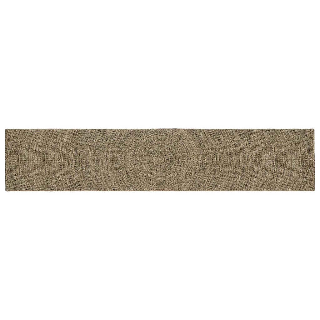 Tappeti per area Naturale e Nero 60 x 400 cm Juta