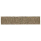 Tappeti per area Naturale e Nero 60 x 400 cm Juta