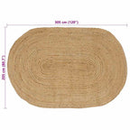 Tappeti per area Naturale 205 x 305 cm Juta
