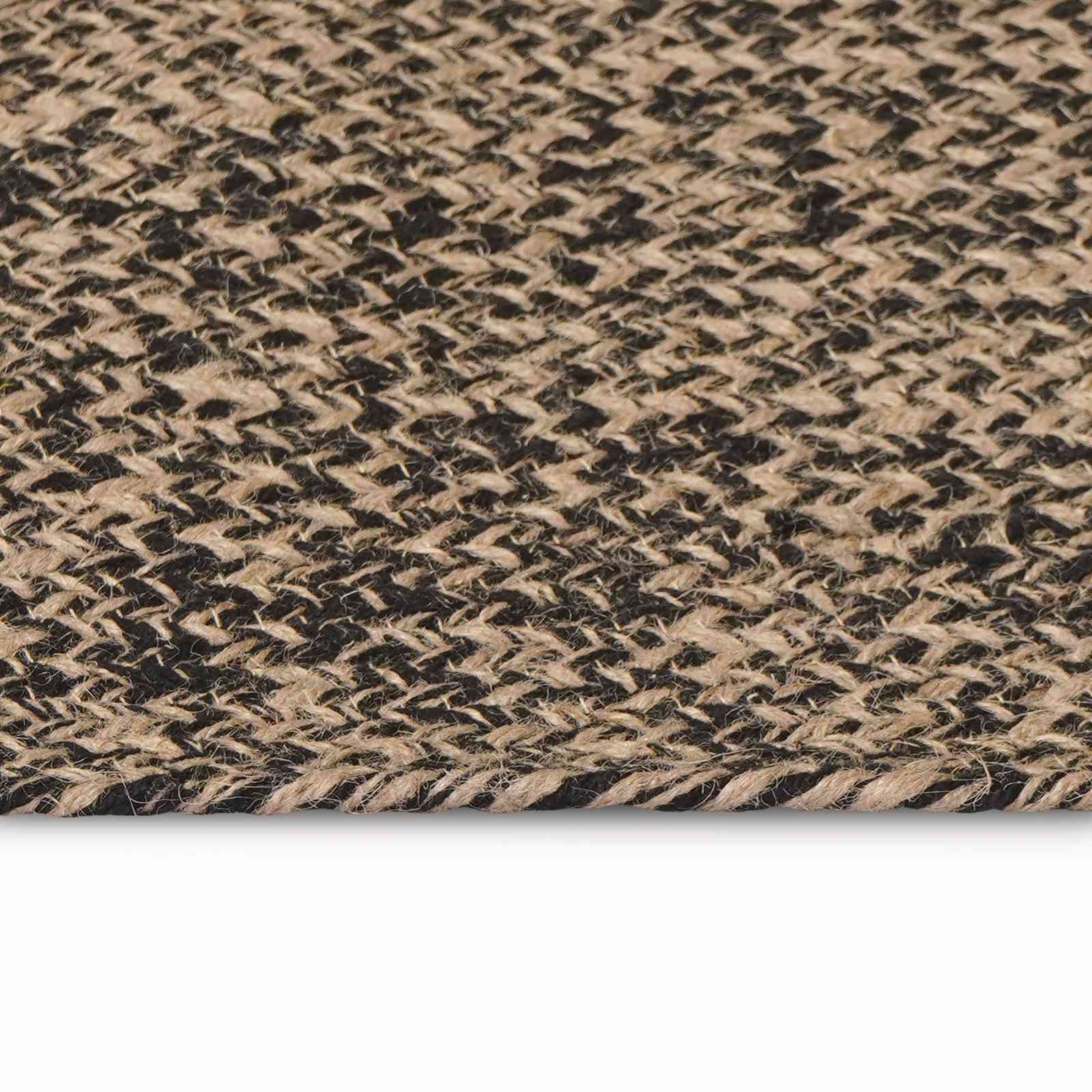 Tappeti per area Nero 152 x 245 cm Juta