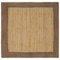 Tappeti per area Grigio 120 x 120 cm Juta