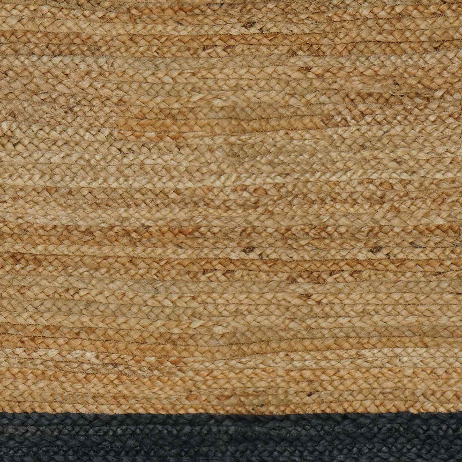 Tappeti per area Grigio Scuro 60 x 110 cm Juta