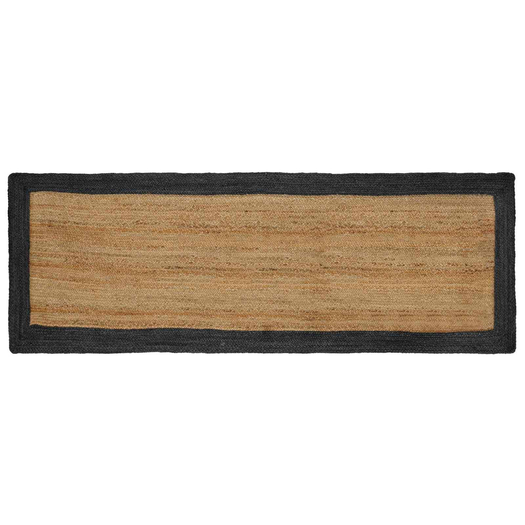 Tappeti per area Grigio Scuro 80 x 200 cm Juta