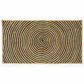 Tappeti per area Nero 60 x 110 cm Juta