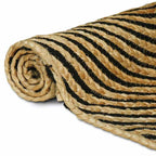 Tappeti per area Nero 60 x 400 cm Juta