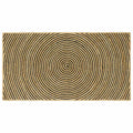 Tappeti per area Nero 100 x 200 cm Juta