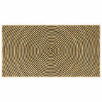 Tappeti per area Nero 100 x 200 cm Juta