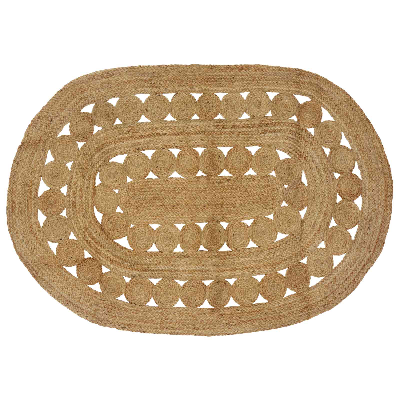 Tappeti per area Naturale 122 x 183 cm Juta