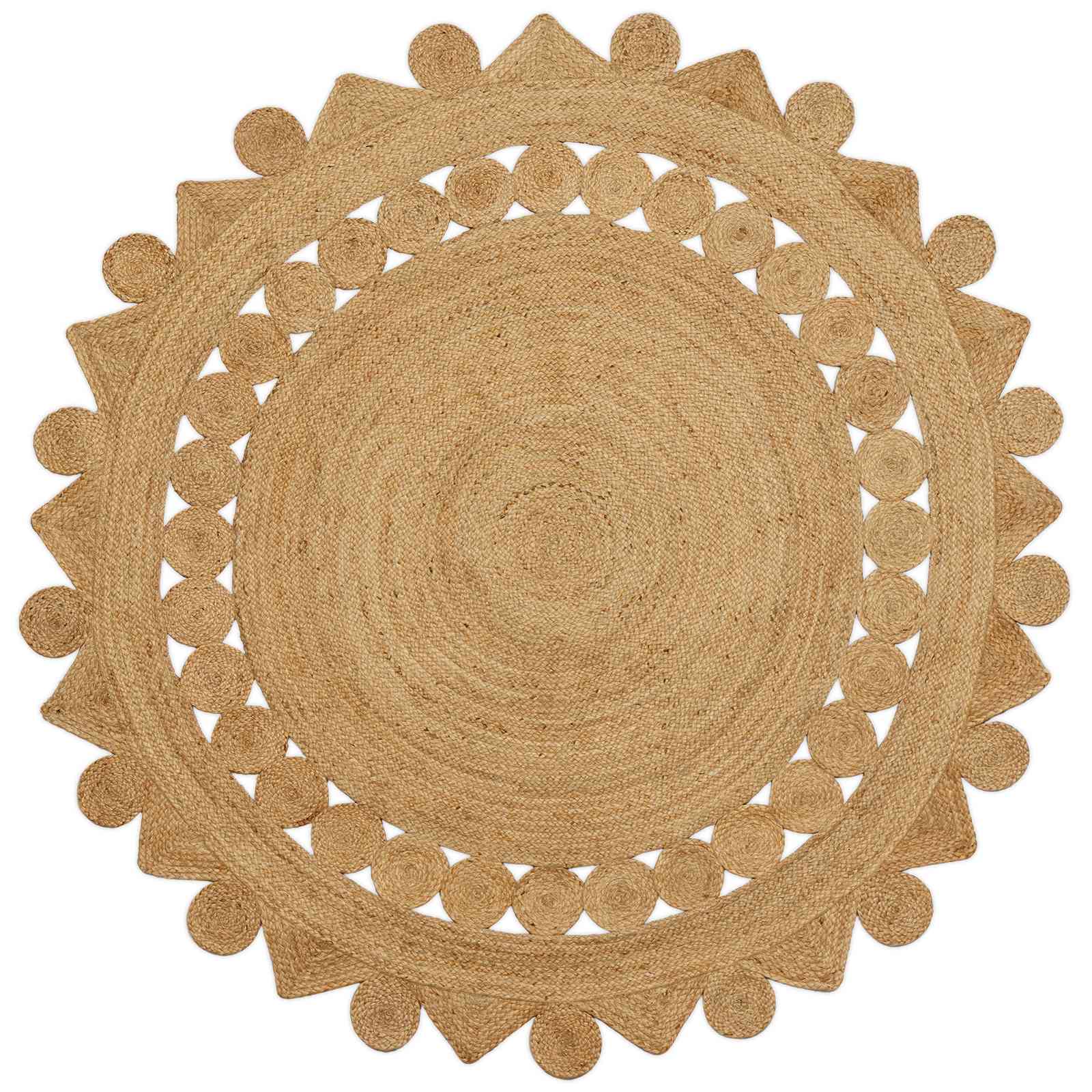 Tappeti per area Naturale Ø 240 cm Juta