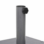 Base per ombrellone Aspetto Legno Grigio Scuro