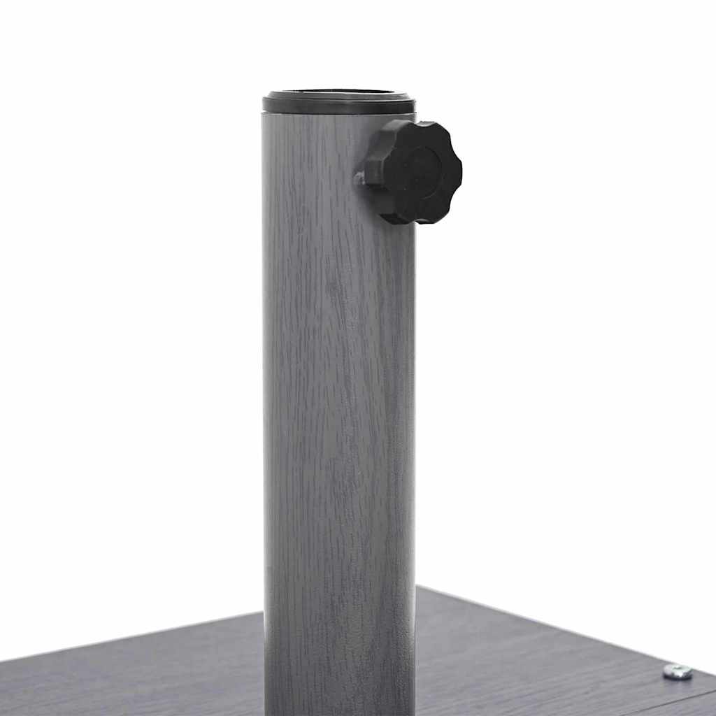 Base per ombrellone Aspetto Legno Grigio Scuro