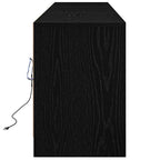 Unità TV 2 pcs Rovere Nero 180 x 34 x 50 cm Legno multistrato