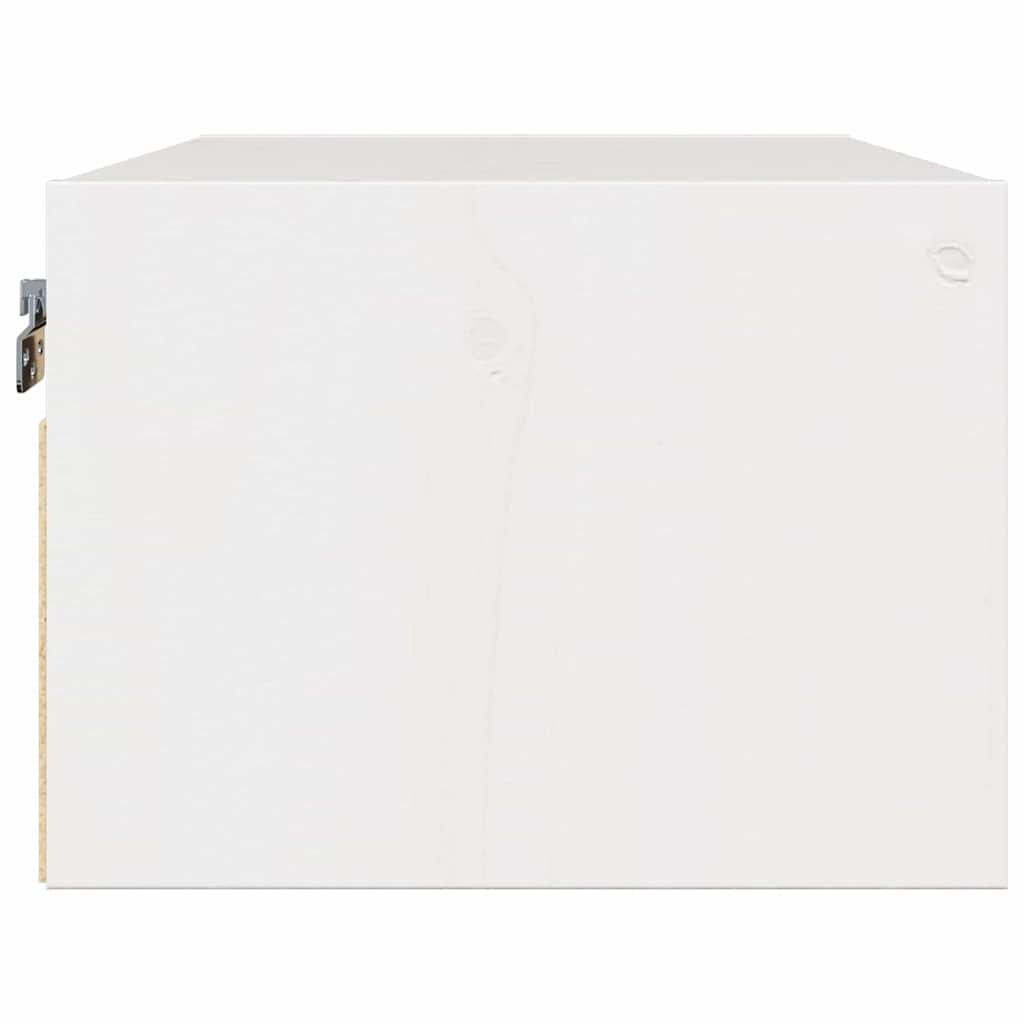 Comodino 2 pcs Bianco 50 x 32,5 x 24 cm Legno di pino massello