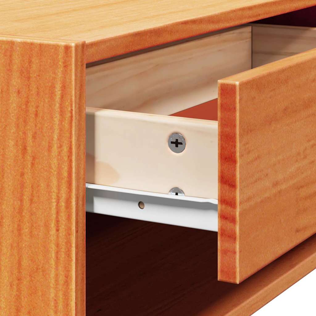 Comodino con cassetto Marrone cerato 50 x 32,5 x 24 cm