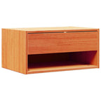 Comodino con cassetto Marrone cerato 50 x 32,5 x 24 cm