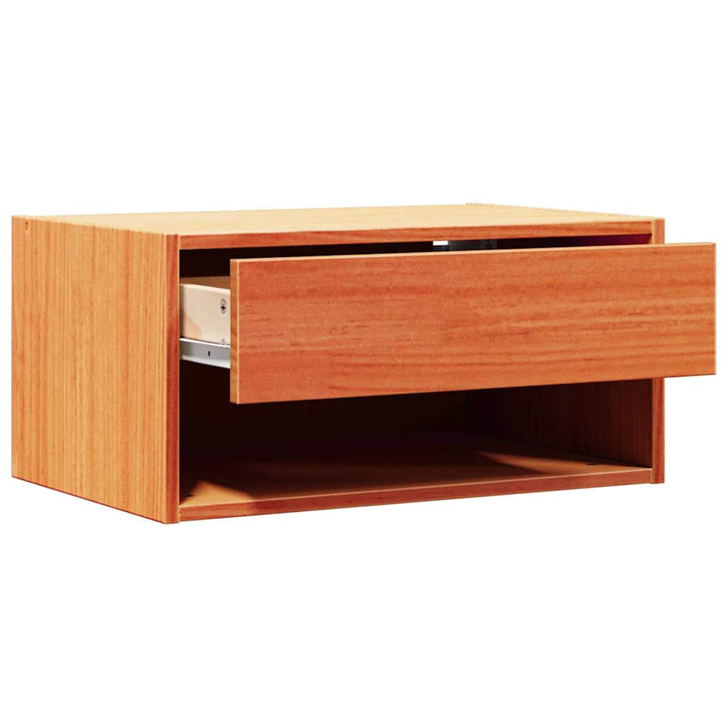 Comodino con cassetto Marrone cerato 50 x 32,5 x 24 cm