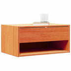 Comodino con cassetto Marrone cerato 50 x 32,5 x 24 cm