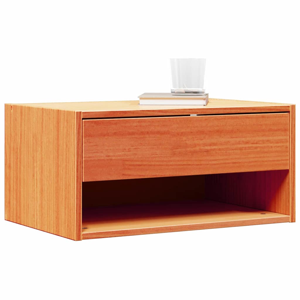 Comodino con cassetto Marrone cerato 50 x 32,5 x 24 cm