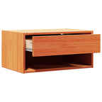 Comodino con cassetto 2 pcs Marrone cerato 50 x 32,5 x 24 cm
