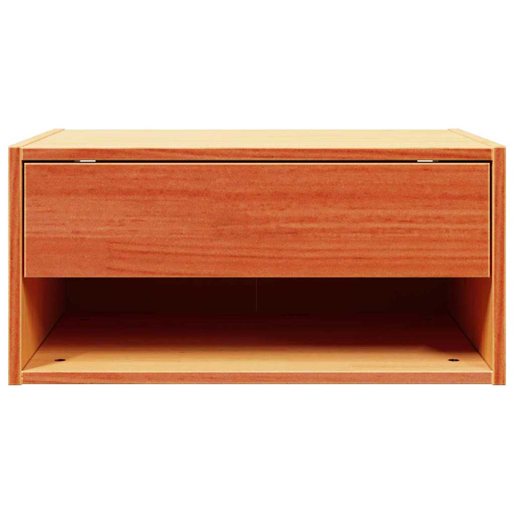 Comodino con cassetto 2 pcs Marrone cerato 50 x 32,5 x 24 cm