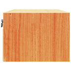 Comodino con cassetto 2 pcs Marrone cerato 50 x 32,5 x 24 cm