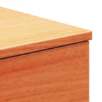 Comodino con cassetto Marrone cerato 37 x 35 x 18,5 cm