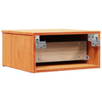 Comodino con cassetto Marrone cerato 37 x 35 x 18,5 cm